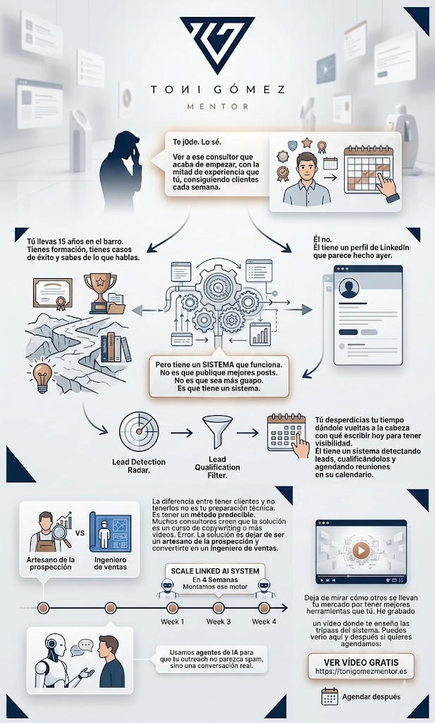 Aprende a generar leads B2B en LinkedIn con agentes de IA: segmentación, mensajes que convierten y seguimiento para agendar reuniones sin parecer spam.
